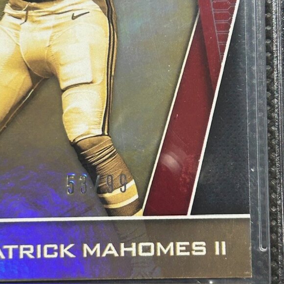 2017 Panini Certified Gold Team Mirror Red Patrick Mahomes II /99 SP RC BGS 8.5 - Picture 2 of 4